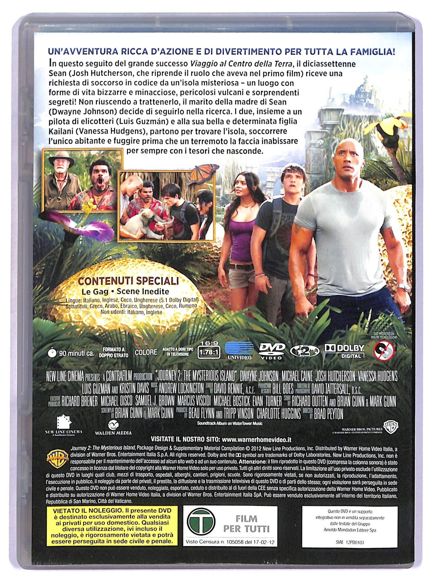 EBOND Viaggio nell'isola misteriosa EDITORIALE DVD D771556