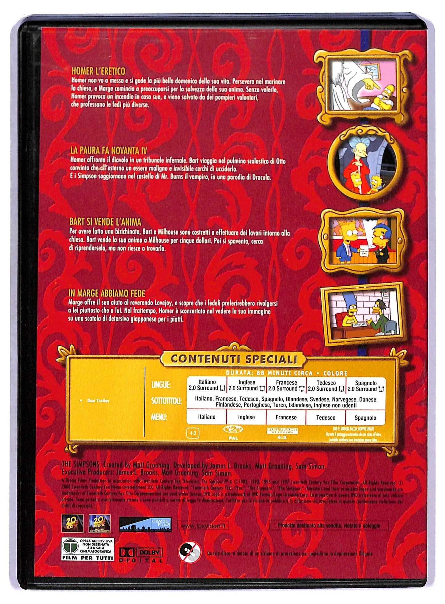 EBOND I Simpson Classici Inferno e Paradiso EDITORIALE DVD D771647