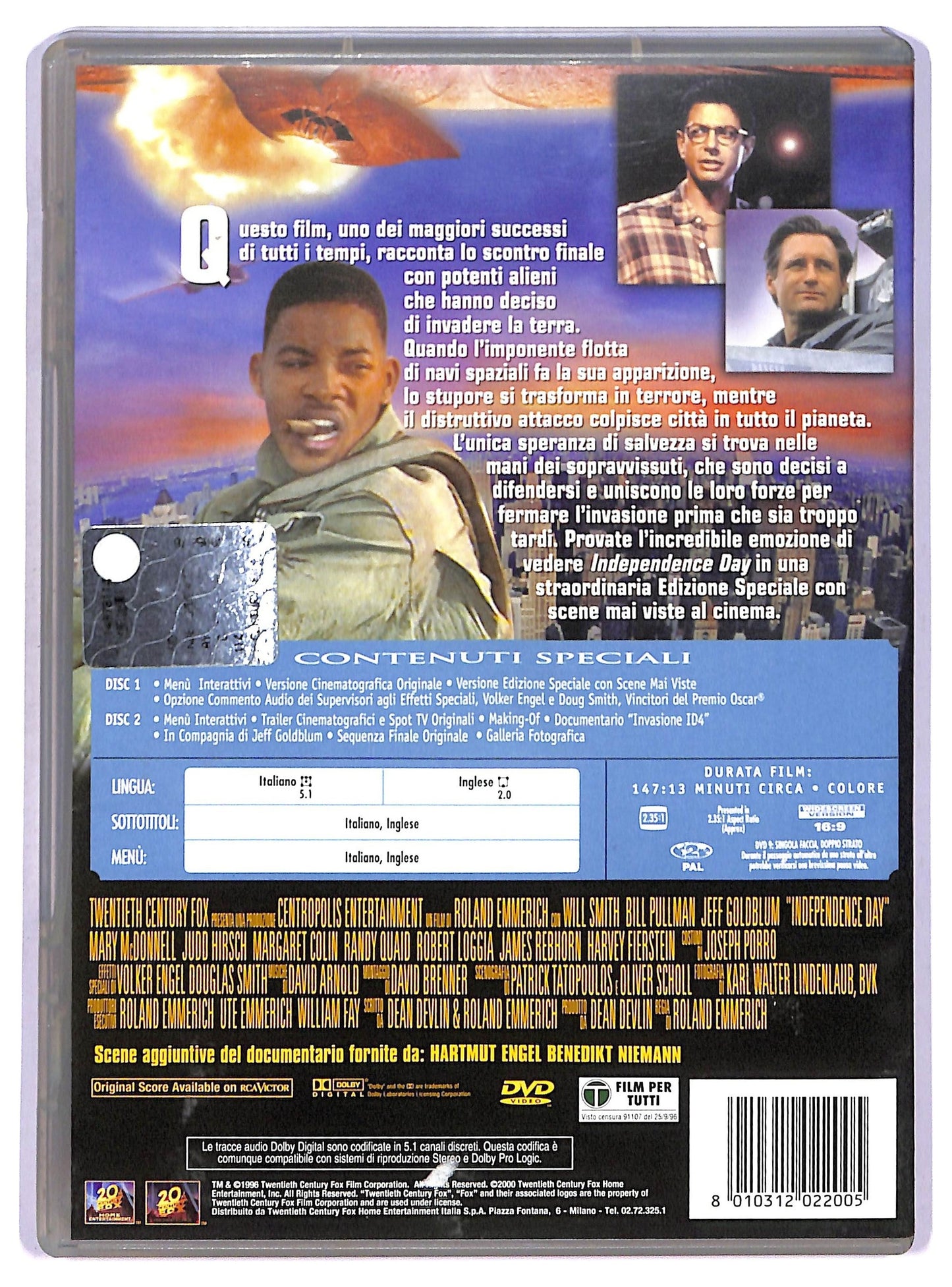 EBOND Independence day SPECIAL EDITION DVD D771726