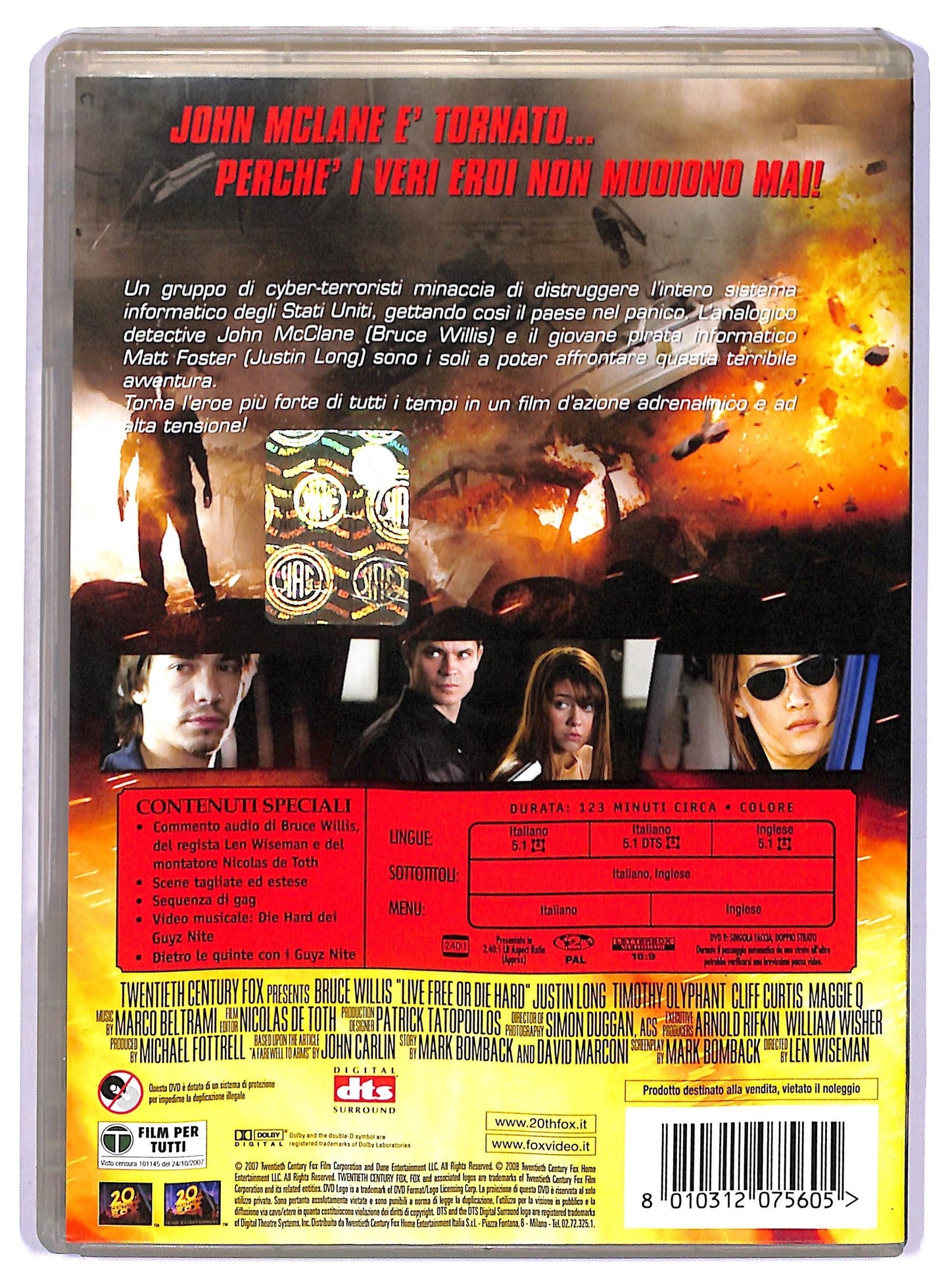 EBOND die hard - vivere o morire DVD D771765