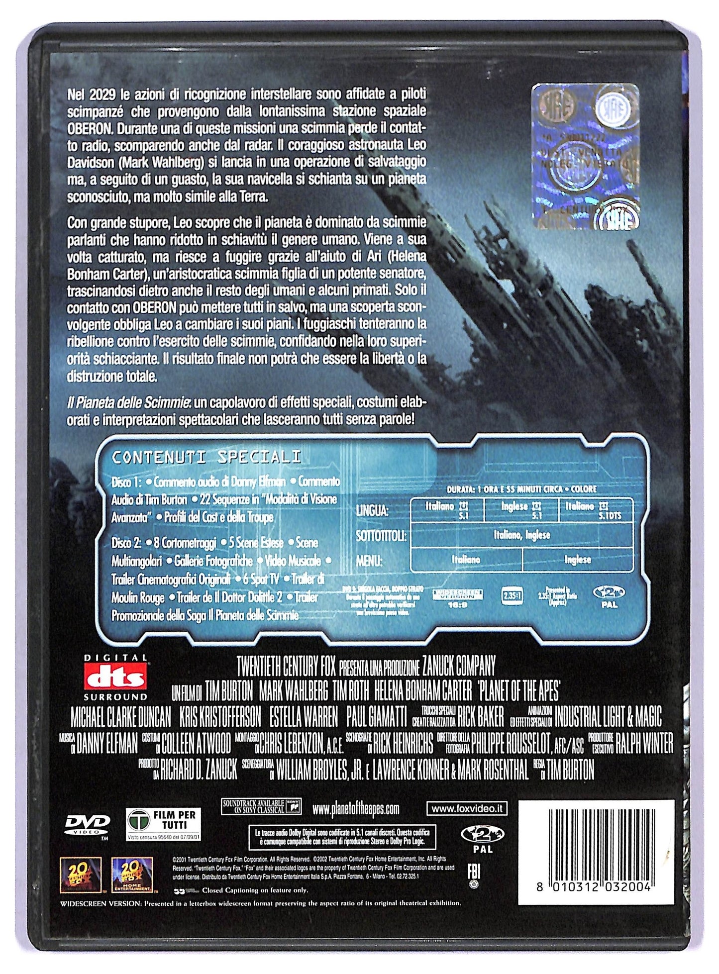 EBOND planet of the apes - il pianeta delle scimmie DVD D771804