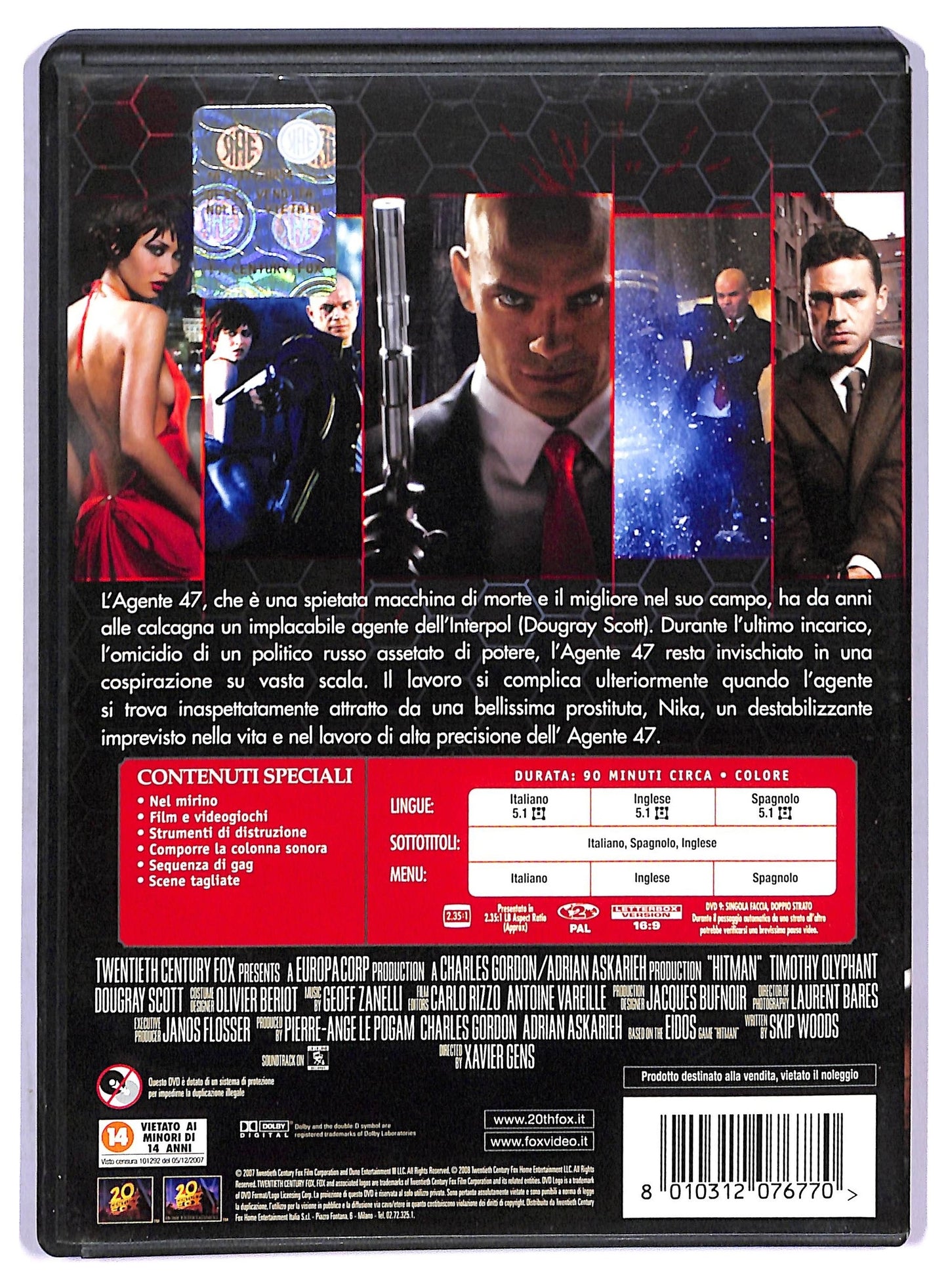EBOND hitman - l'assassino DVD D771810