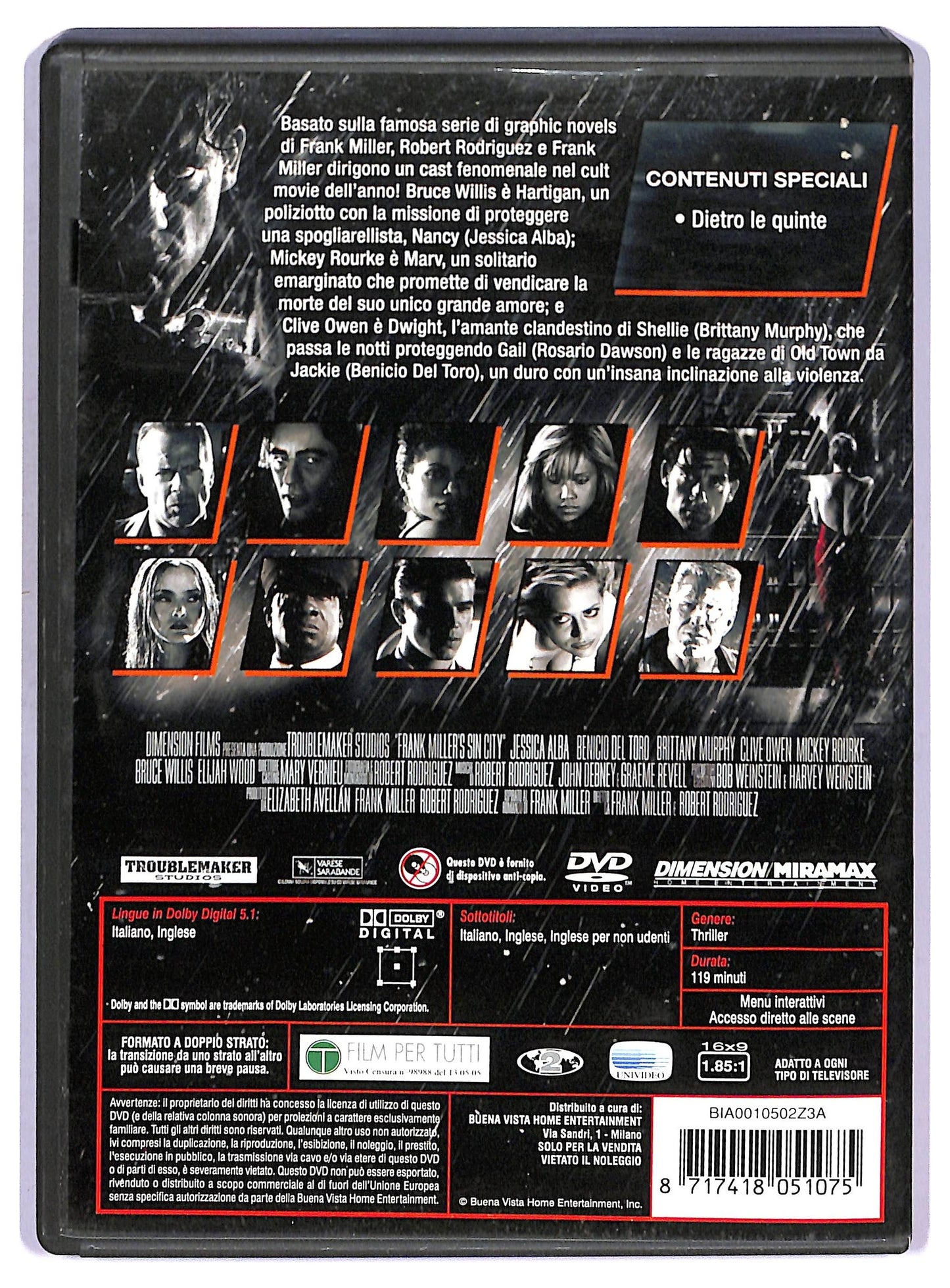 EBOND sin city DVD D771849