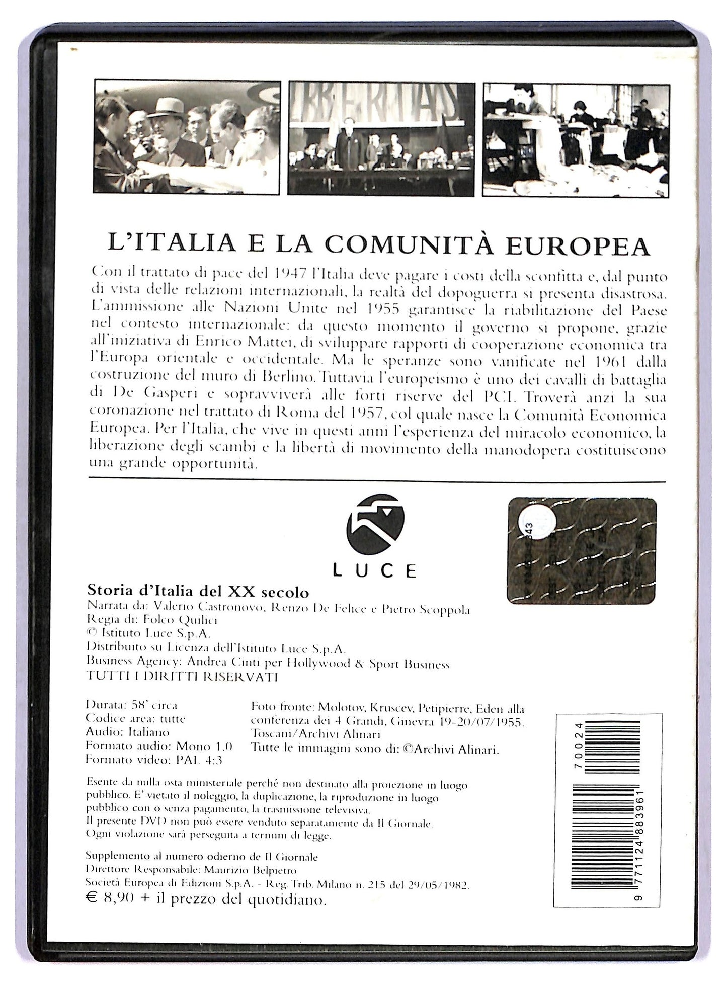 EBOND Storia D'Italia Del XX Secolo EDITORIALE DVD D771859