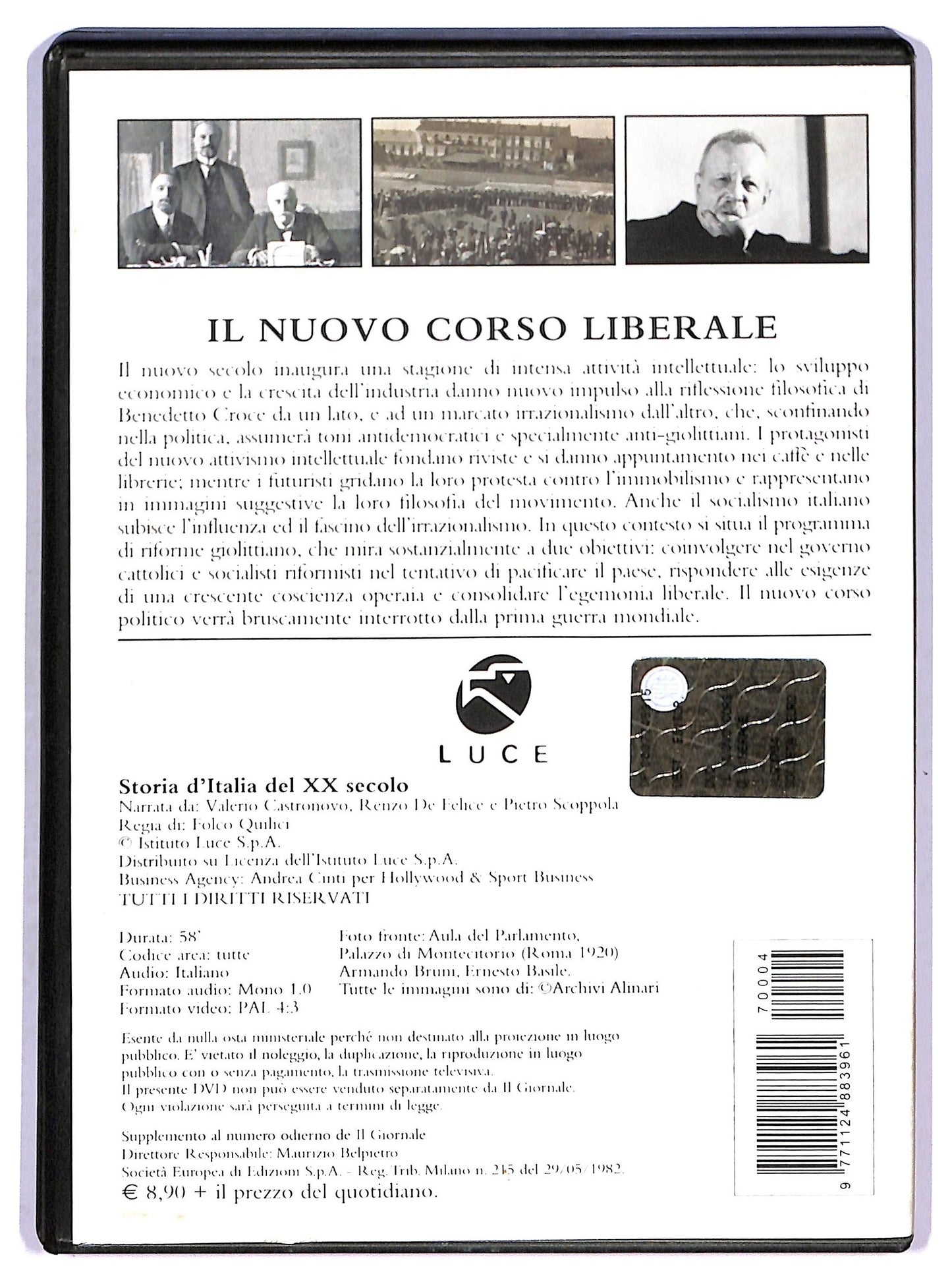 EBOND Il nuovo corso liberale EDITORIALE DVD D771907