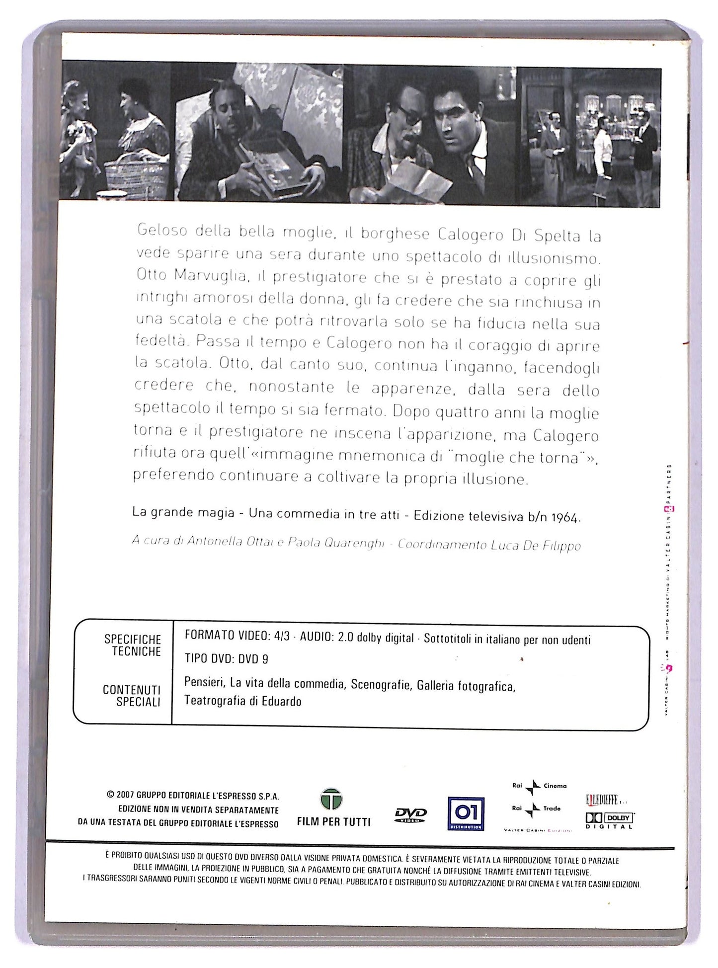 EBOND Le Commedie Di Eduardo La Grande Magia EDITORIALE DVD D771912