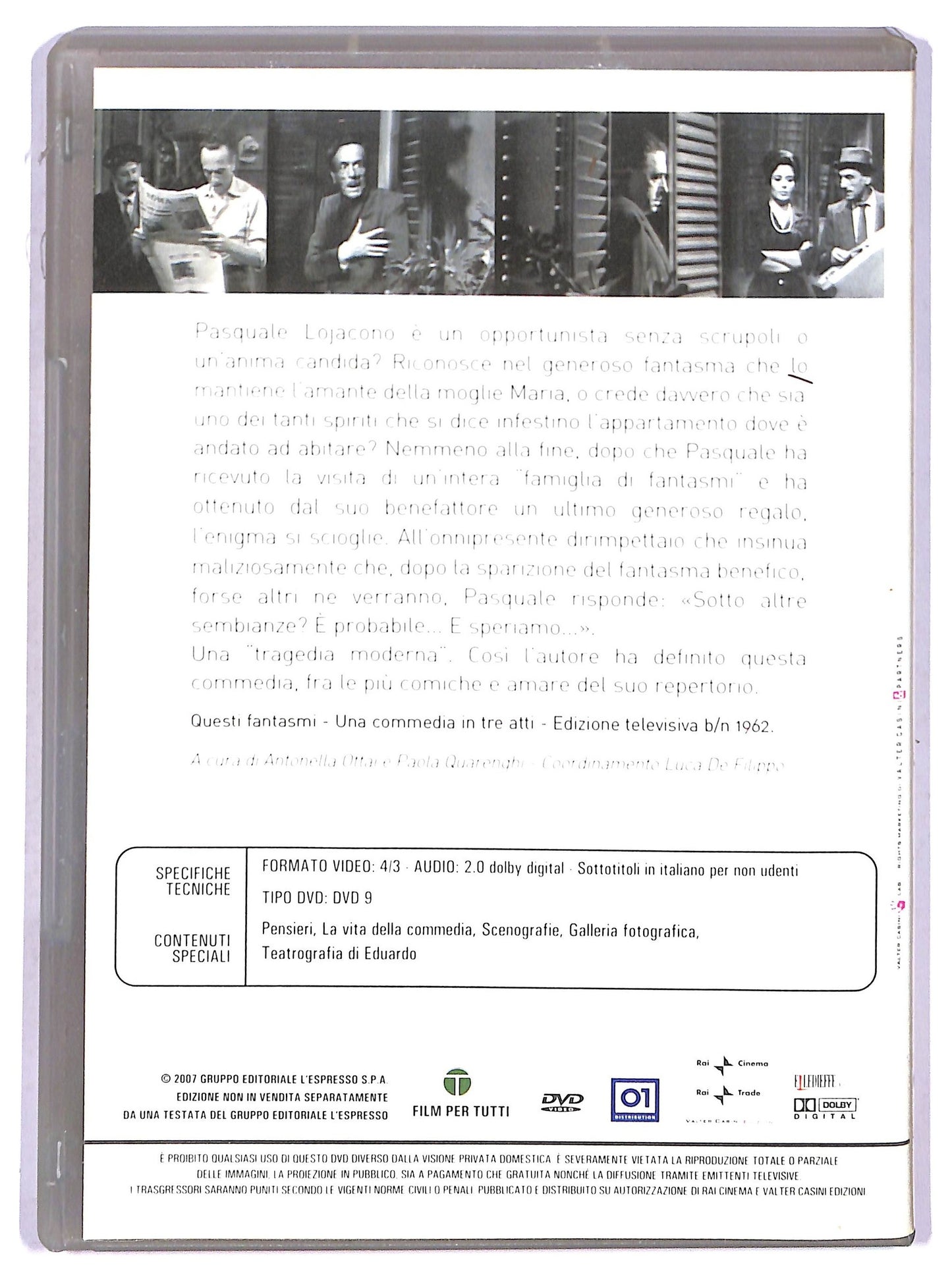 EBOND Le commedie di Eduardo - Questi fantasmi EDITORIALE DVD D771918