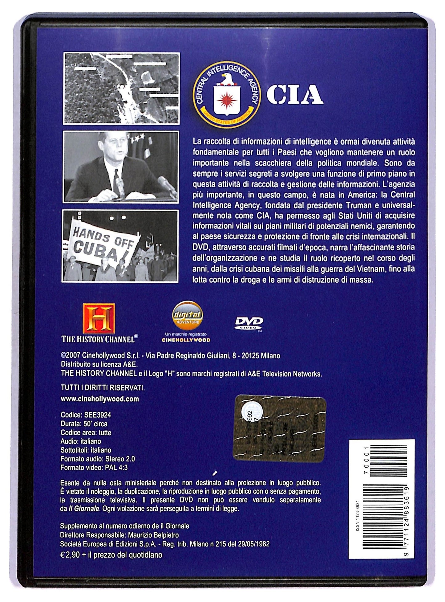 EBOND CIA vol.1 EDITORIALE DVD D771944