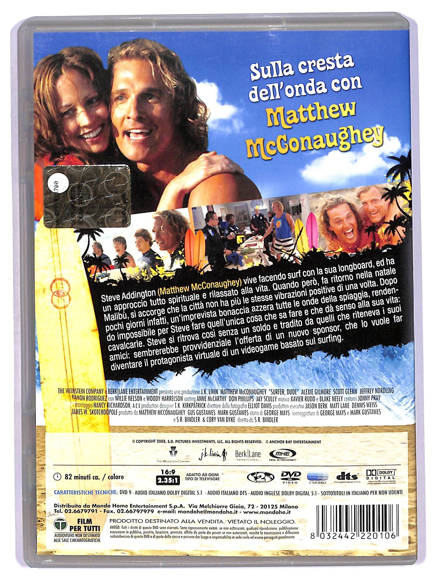 EBOND surfer, dude DVD D772003