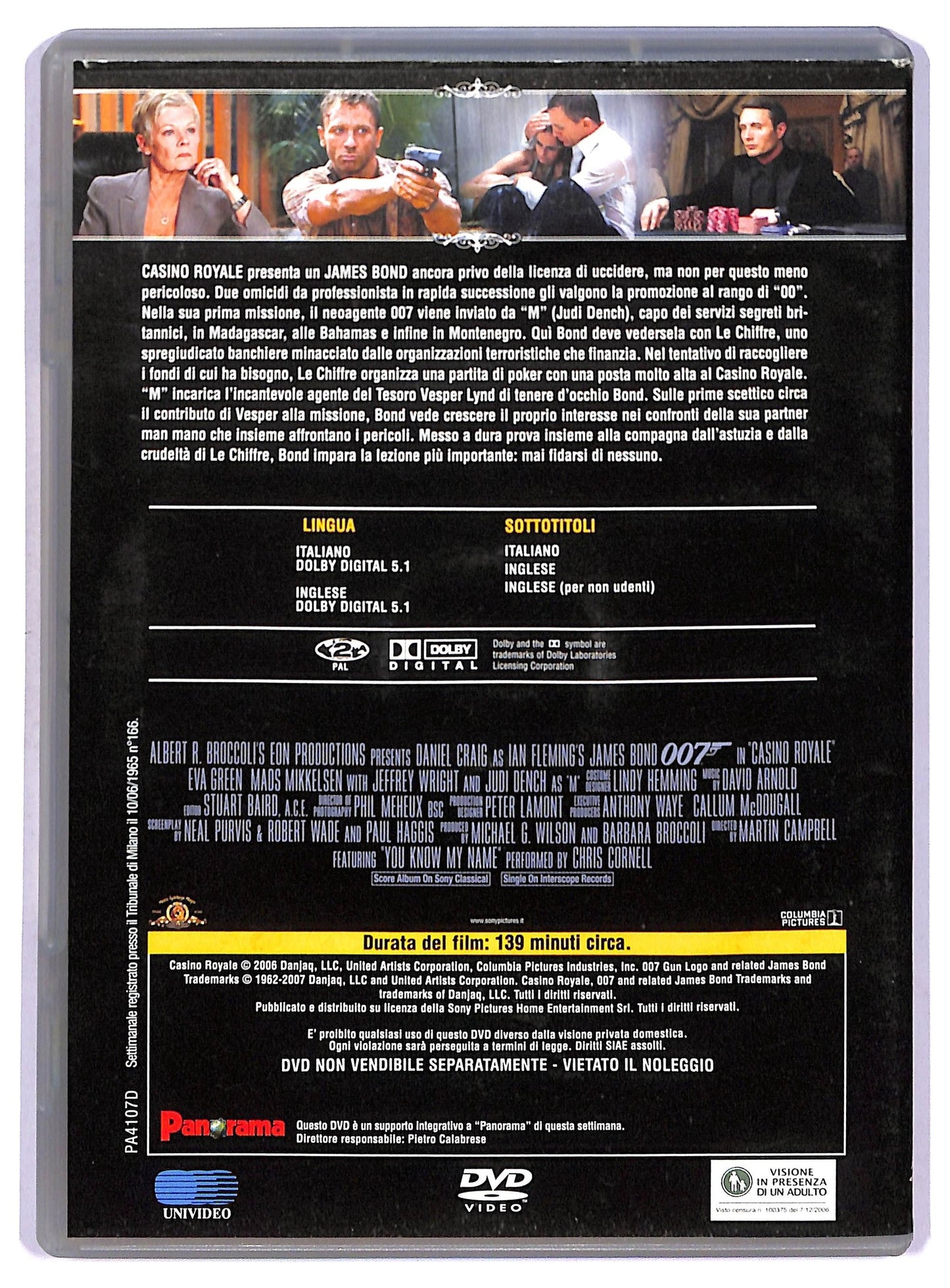 EBOND Casino Royale EDITORIALE DVD D772041