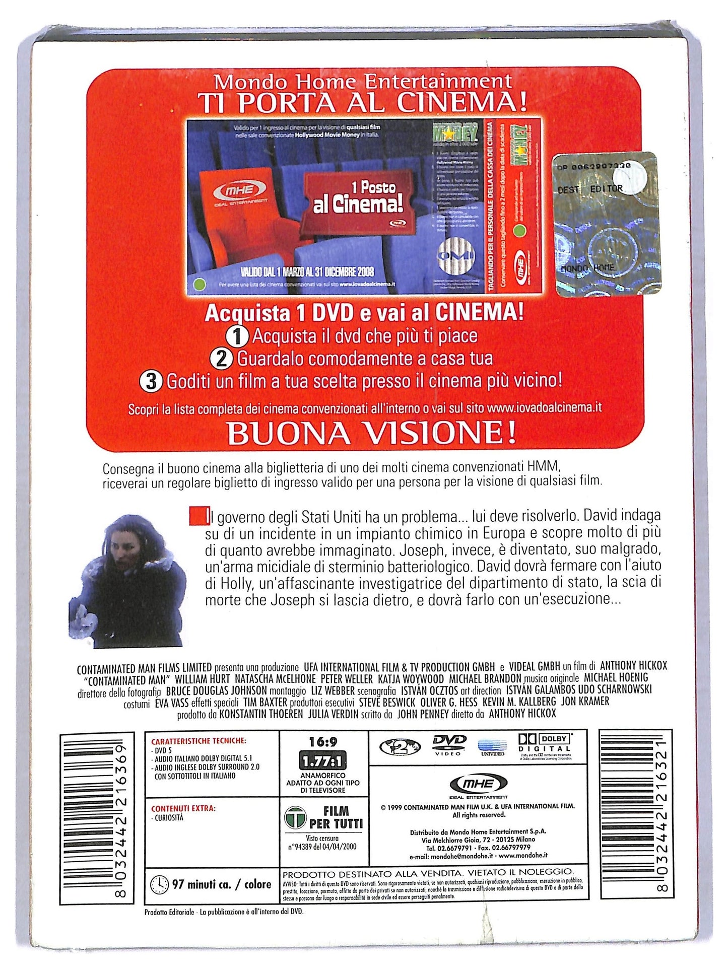 EBOND L'esecutore EDITORIALE SLIPCASE DVD D772158