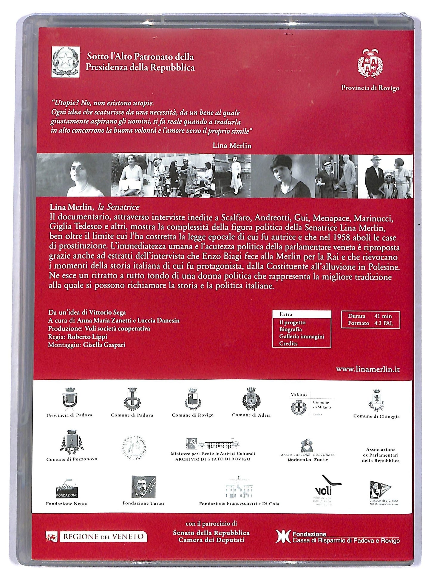 EBOND Lina Merlin La Senatrice DVD D772212