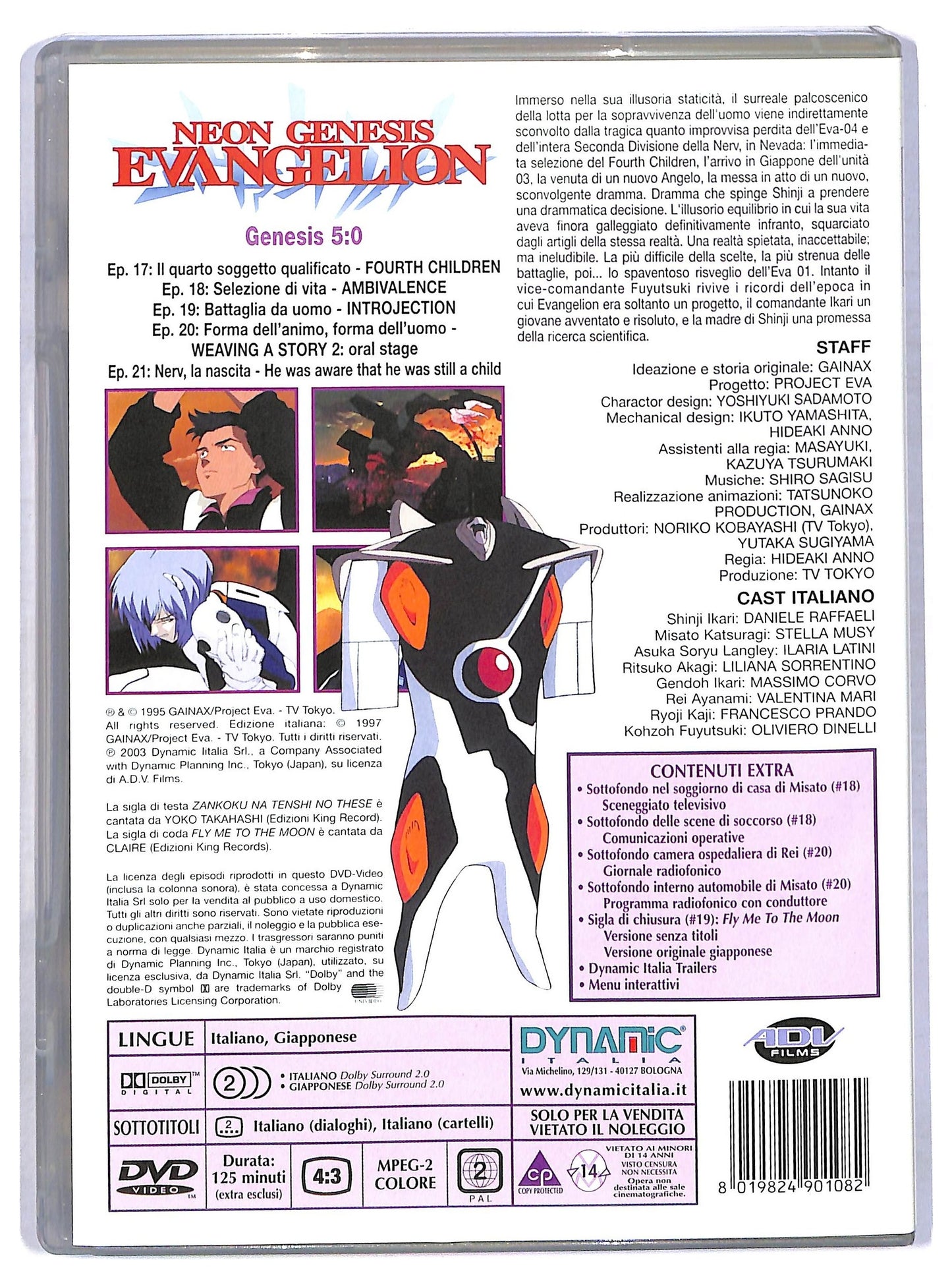 EBOND Neon Genesis Evangelion Genesis 5.0 Versione Originale DVD D772226