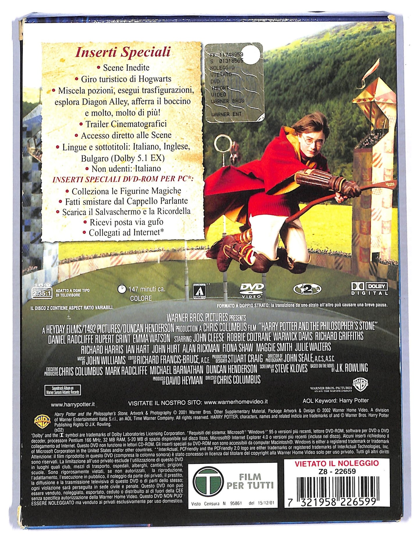 EBOND Harry Potter e la pietra filosofale DVD D772245