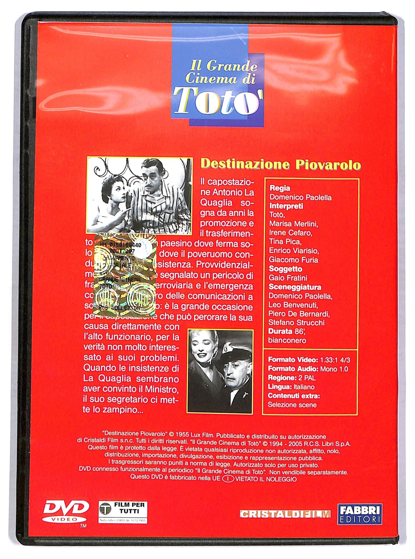 EBOND Destinazione Piovarolo DVD EDITORIALE D772308
