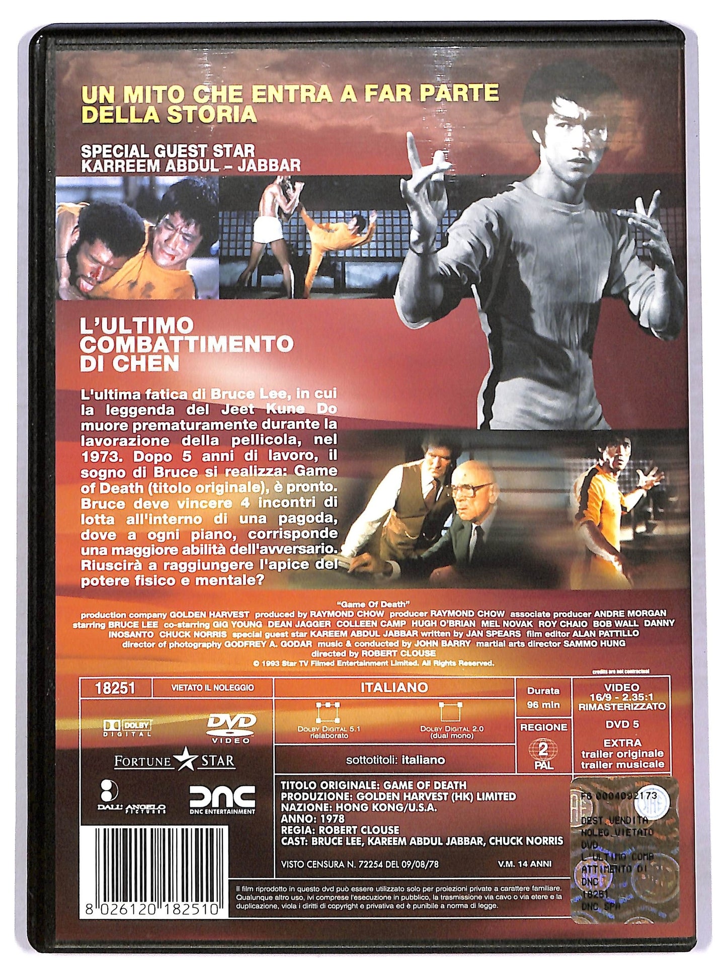 EBOND Bruce Lee: L'ultimo Combattimento Di Chen (rimasterizzato) DVD D772334