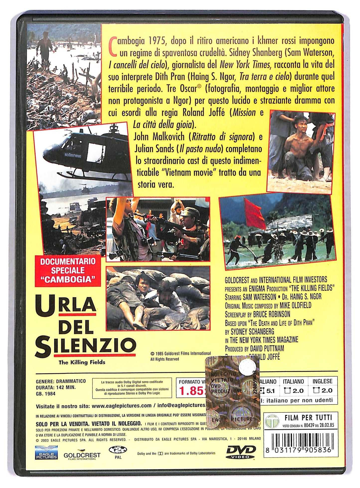 EBOND Urla del silenzio DVD D772335
