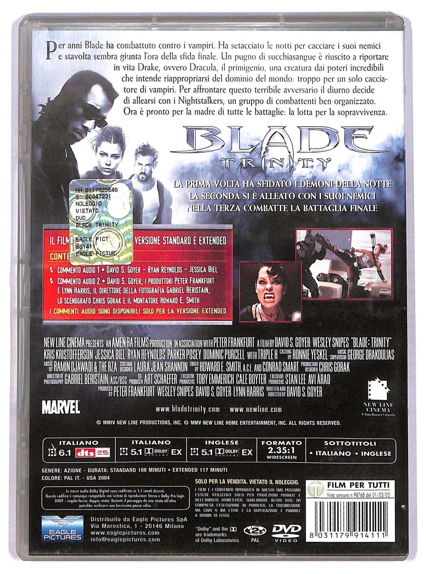 EBOND Blade: Trinity DVD D772337