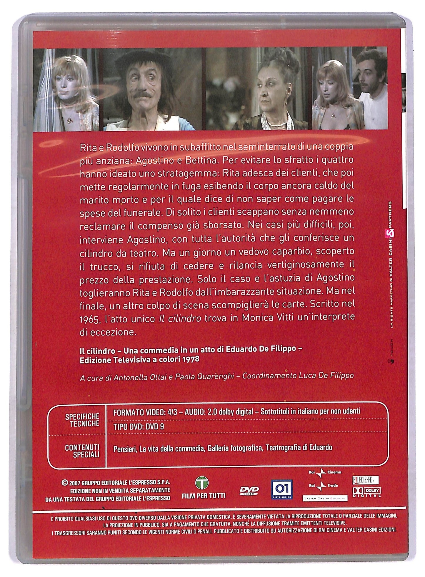 EBOND Le Commedie Di Eduardo - Il Cilindro DVD D772357