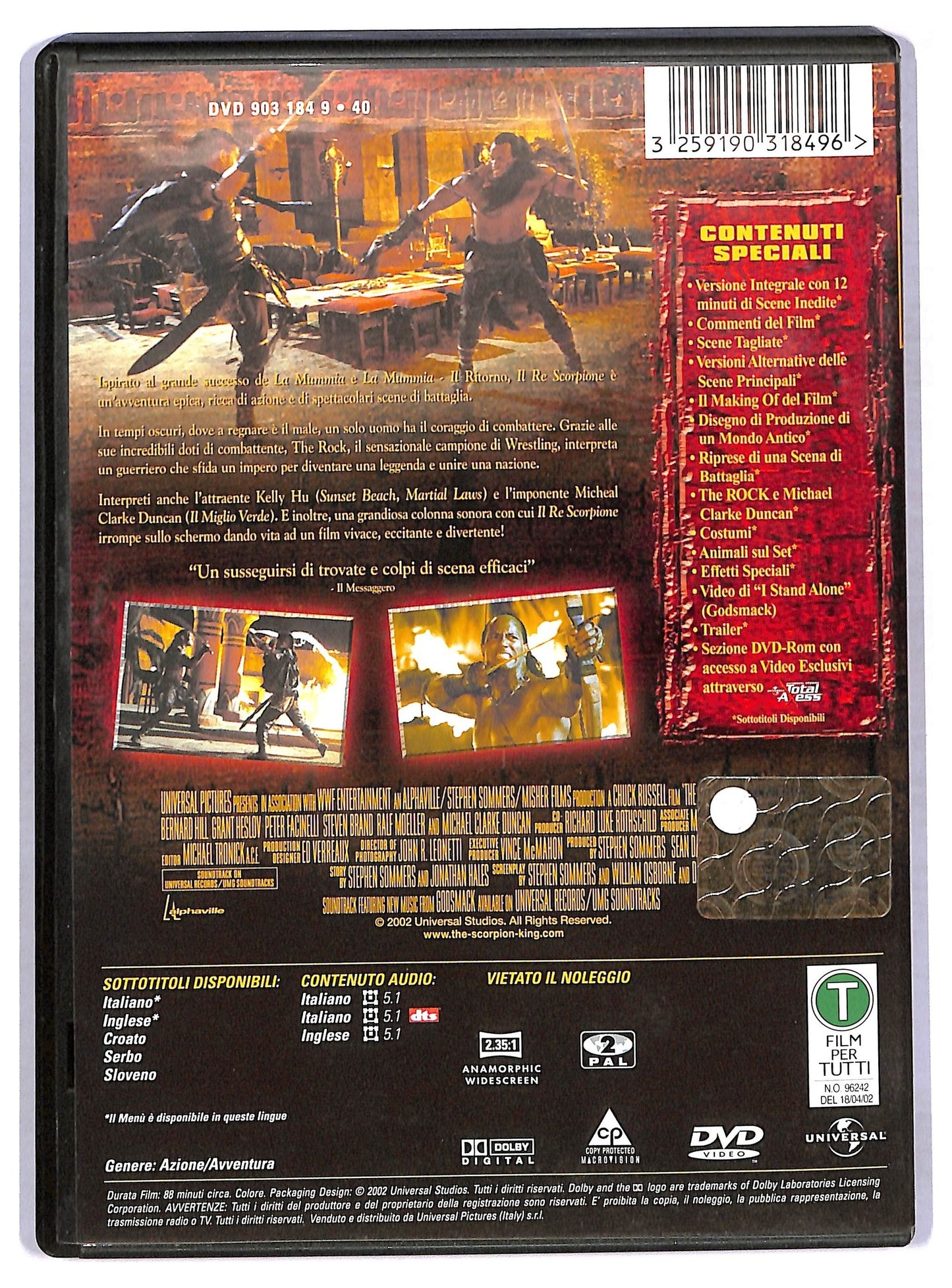 EBOND Il Re Scorpione DVD D772411