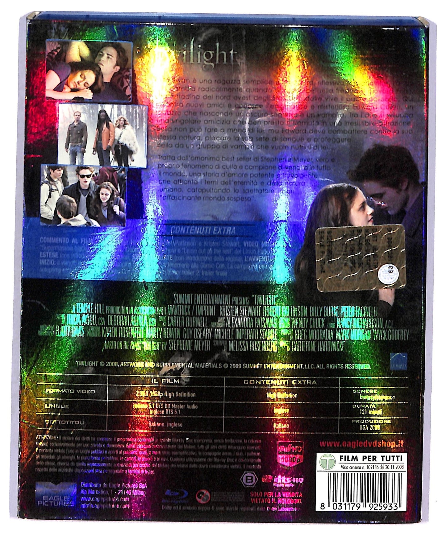 EBOND Twilight SPECIAL EDITION SLIPCASE BLURAY D772537