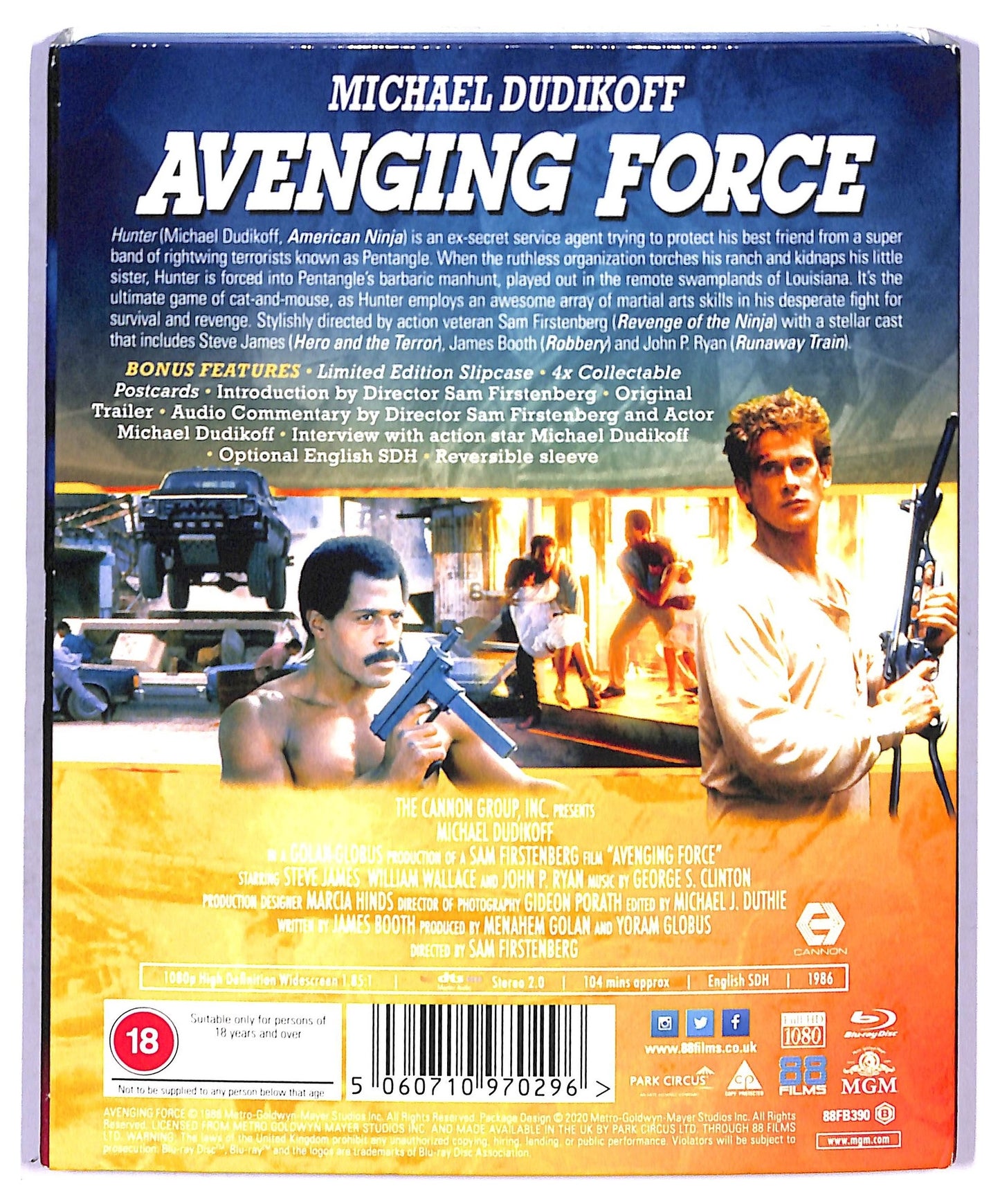 EBOND Avenging Force UK Edition SLIPCASE BLURAY D772607