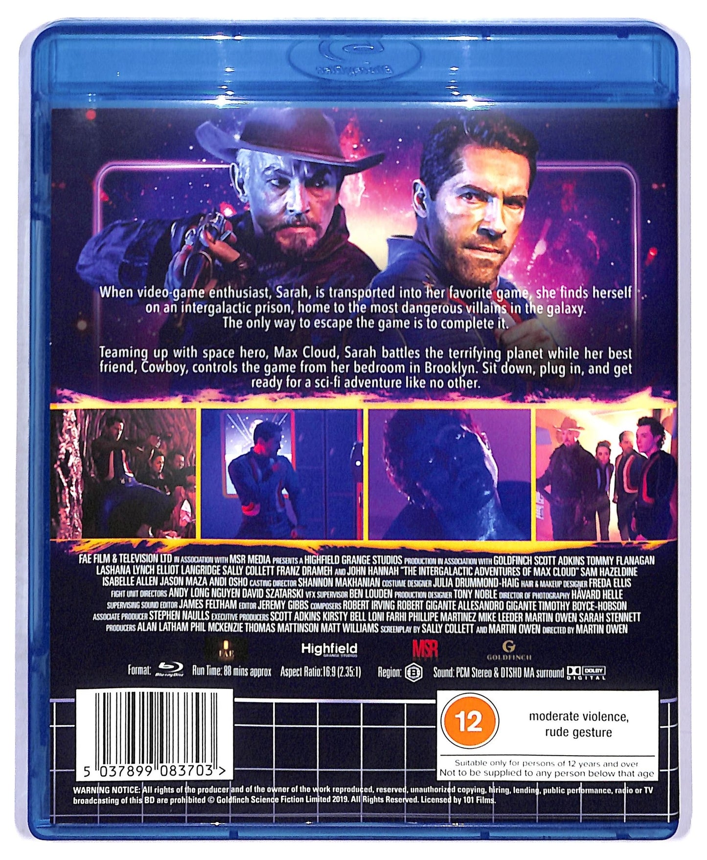 EBOND The Intergalactic Adventures of Max Cloud - UK Edition BLURAY D772608