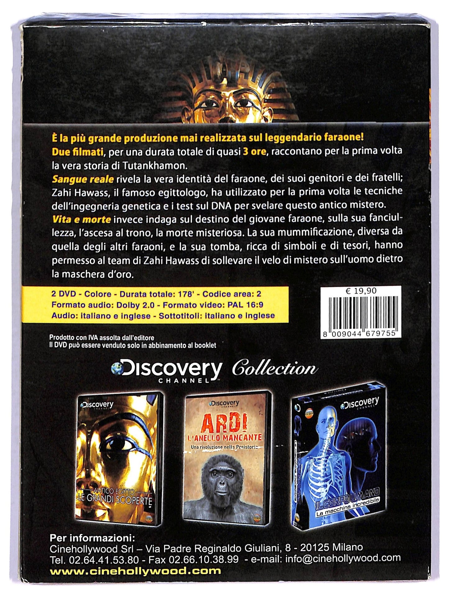 EBOND Tutatnkhamon Svelati Tutti i Misteri Del Faraone Bambino 2 DVD D772722