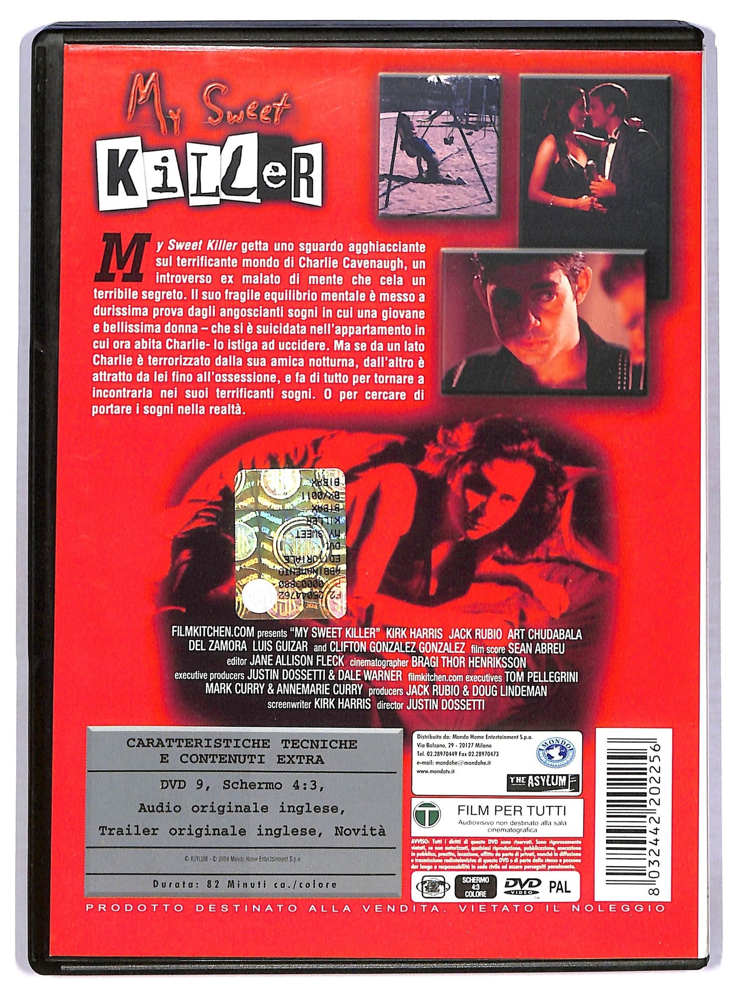 EBOND My Sweet Killer DVD D772942