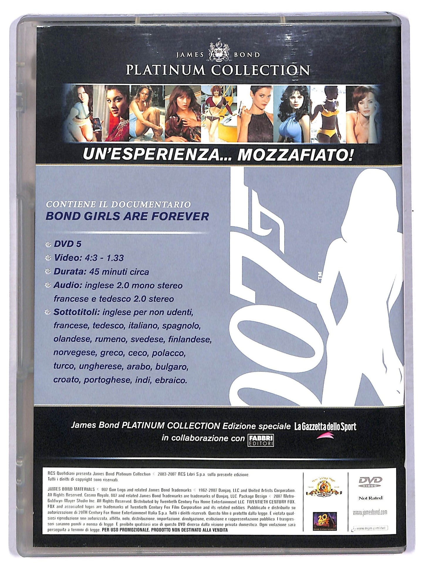 EBOND Bond Girls Are Forever EDITORIALE DVD D772944