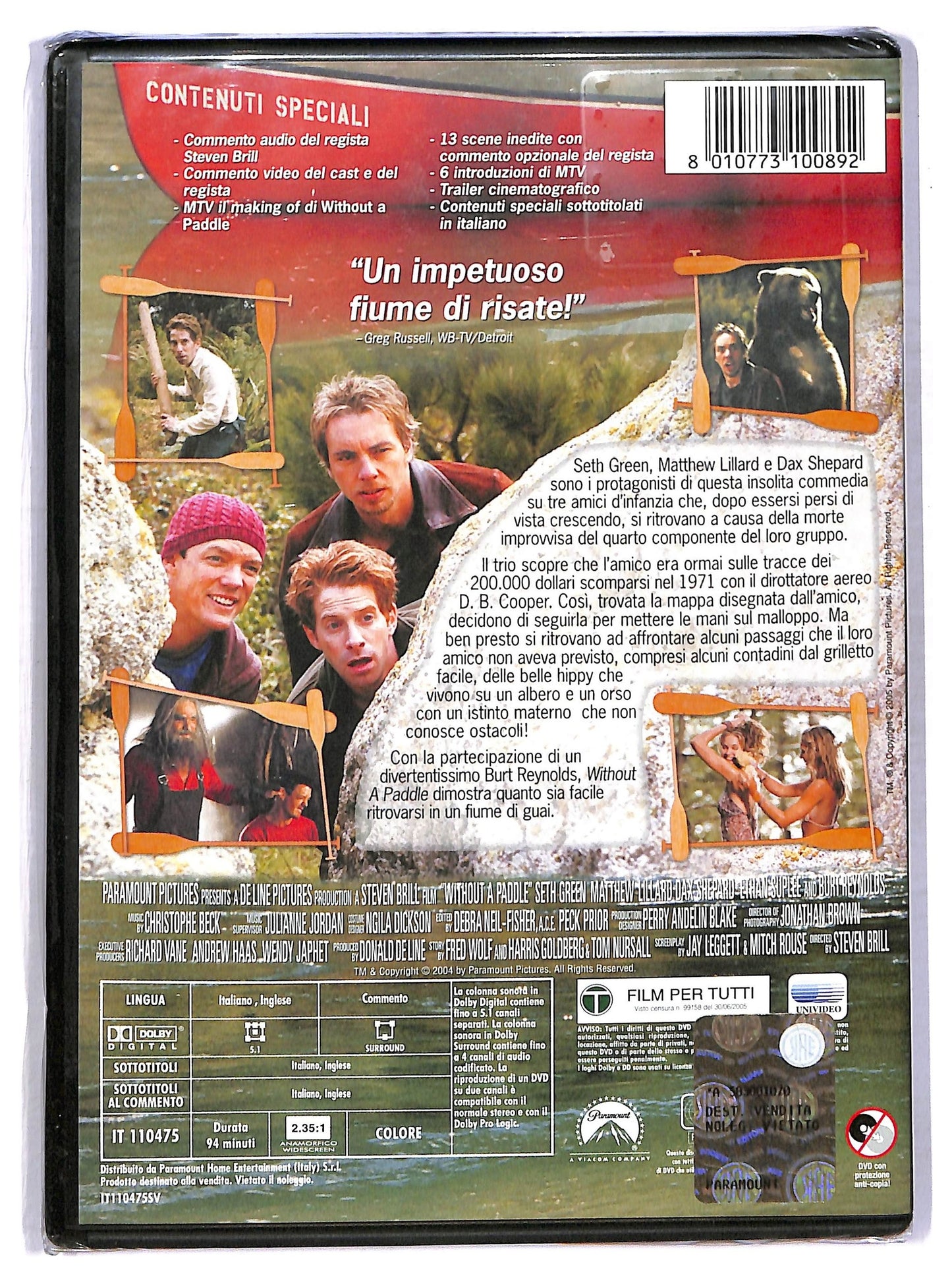 EBOND Without a Paddle Un tranquillo week-end di vacanza DVD D773001