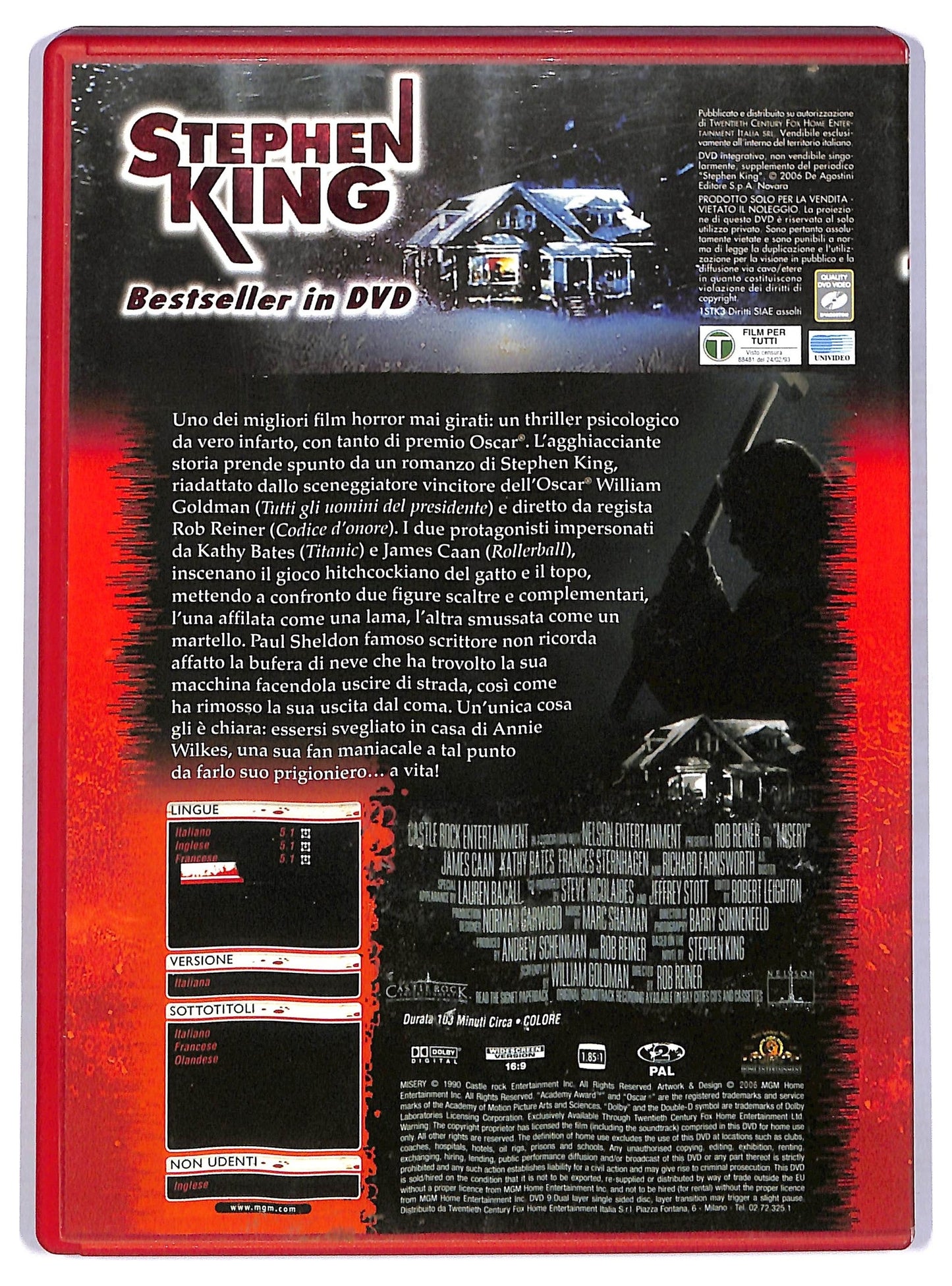 EBOND Misery non deve morire EDITORIALE DVD D773164