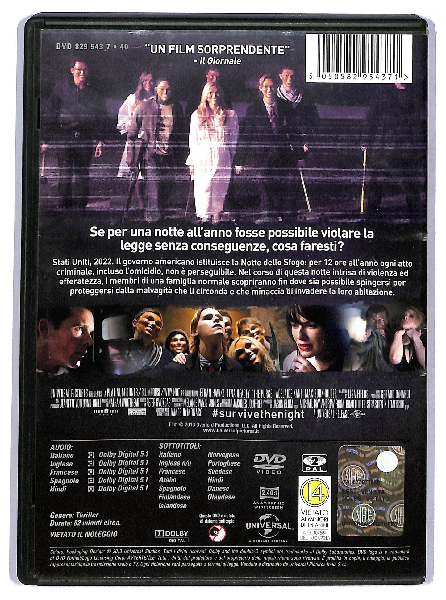 EBOND la notte del giudizio DVD D773203