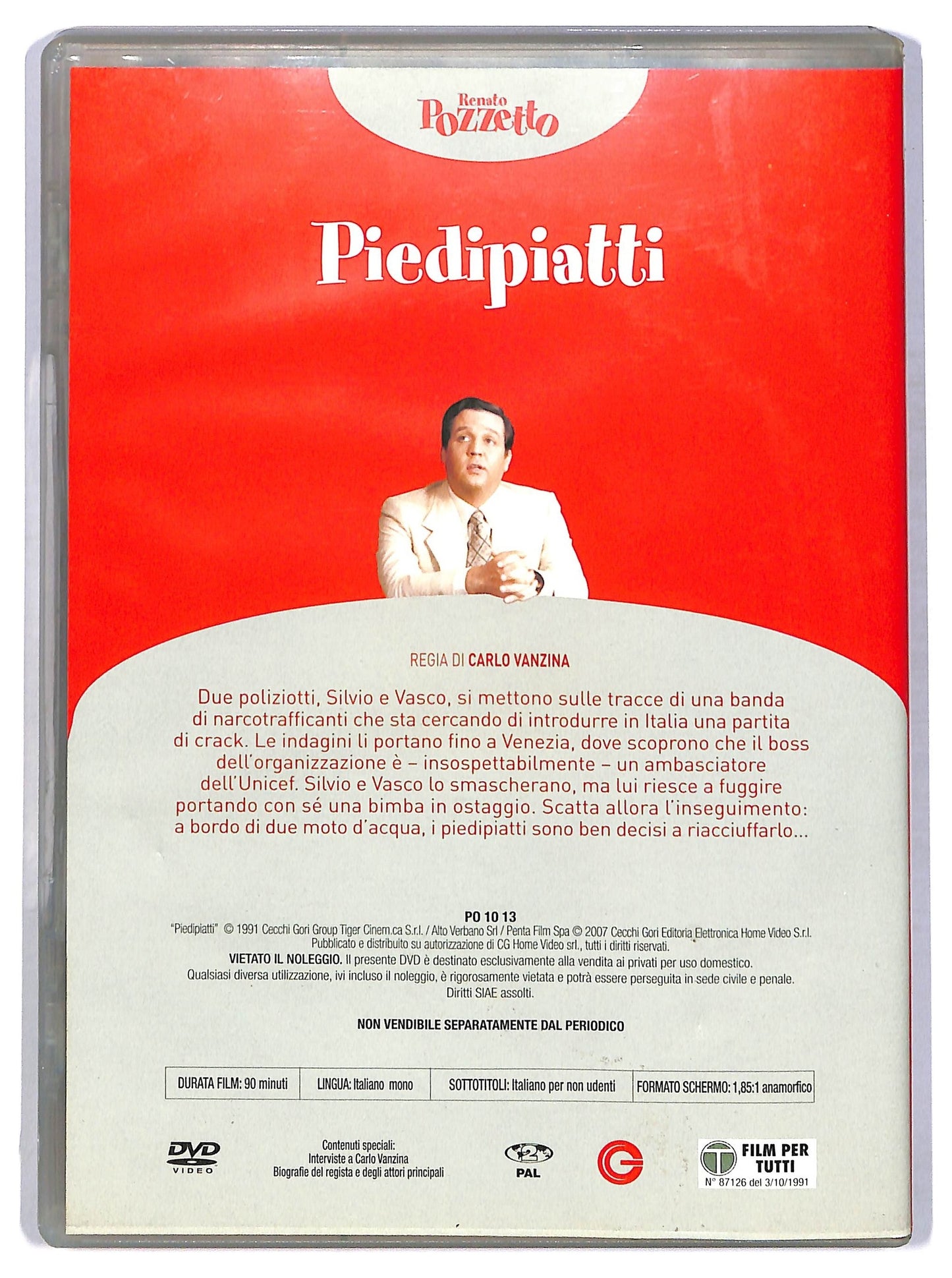 EBOND Piedipiatti EDITORIALE DVD D773250
