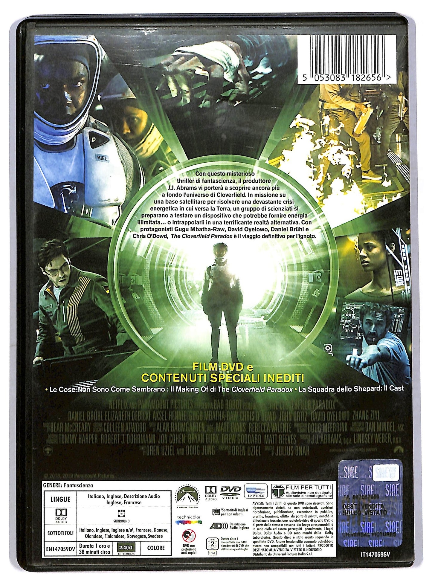EBOND The Cloverfield Paradox DVD D773326