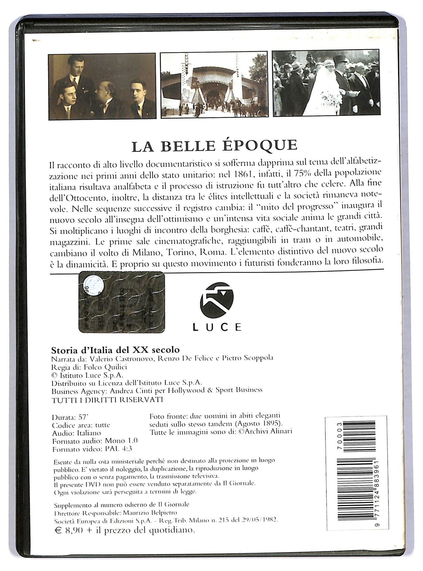 EBOND la belle epoque volume 3 EDITORIALE DVD D773347