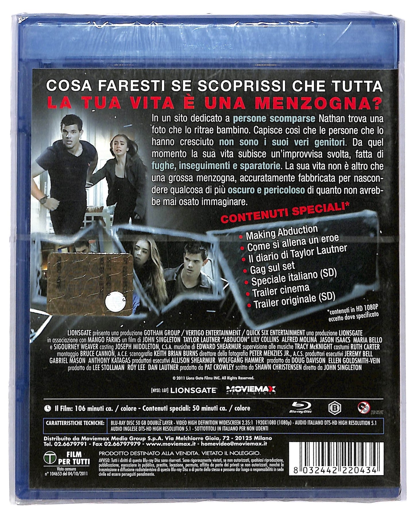 EBOND Abduction Riprenditi la tua vita BLURAY BLURAY D773409