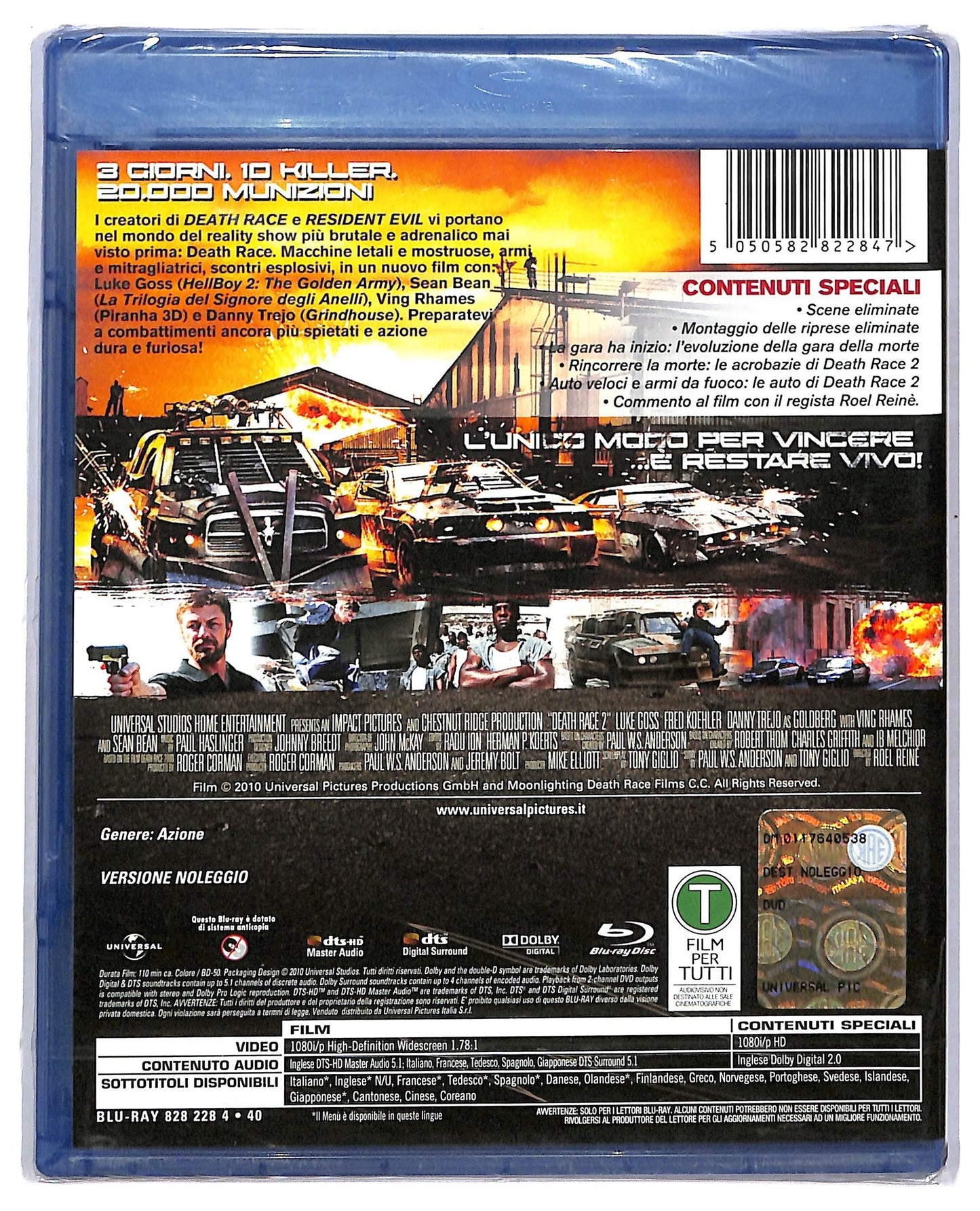 EBOND Death Race 2 NOLEGGIO BLURAY D773425