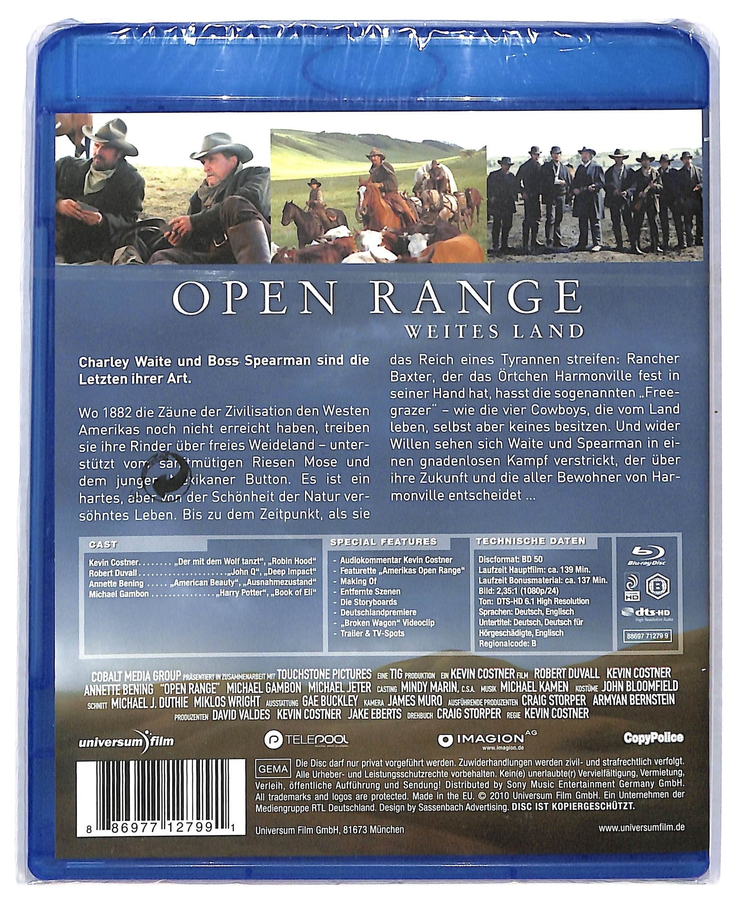 EBOND Open Range BLURAY BLURAY D773504