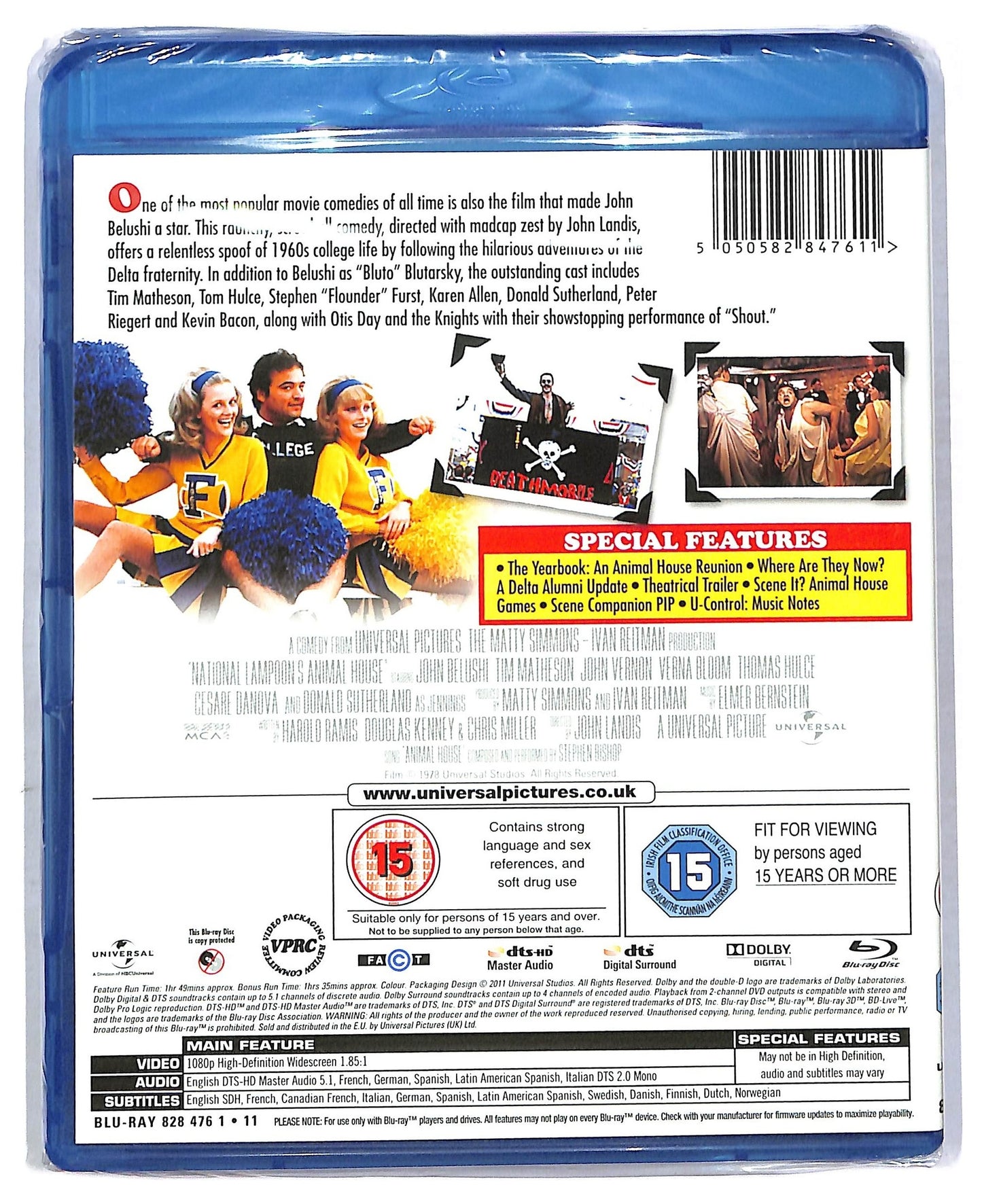 EBOND National Lampon'S Animal House UK Version BLURAY BLURAY D773530