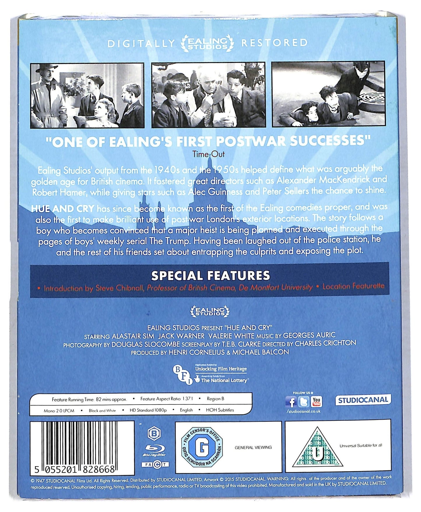 EBOND Hue And Cry UK Version BLURAY BLURAY BLURAY D773564