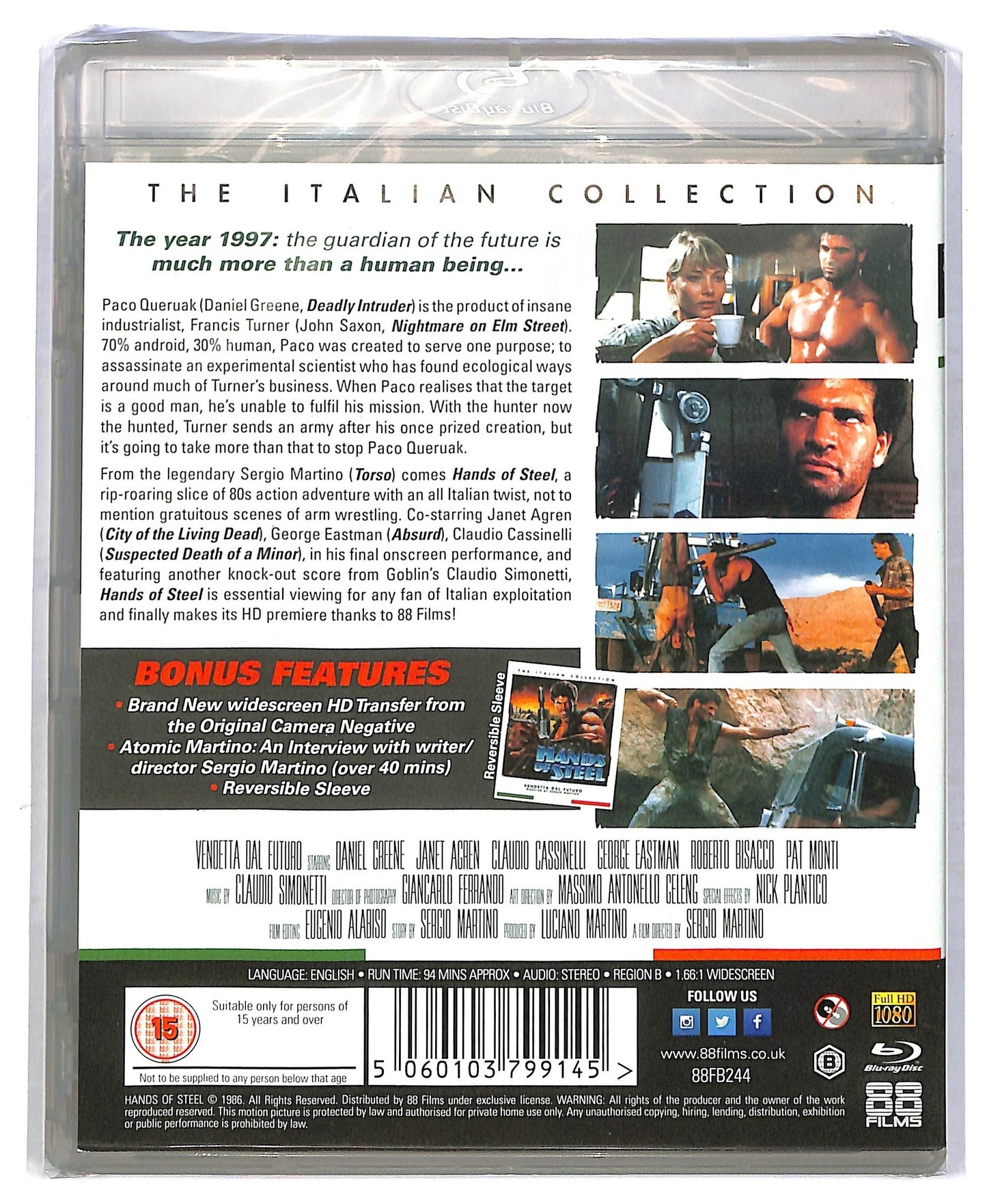 EBOND Vendetta Dal Futuro UK Version BLURAY BLURAY BLURAY D773613