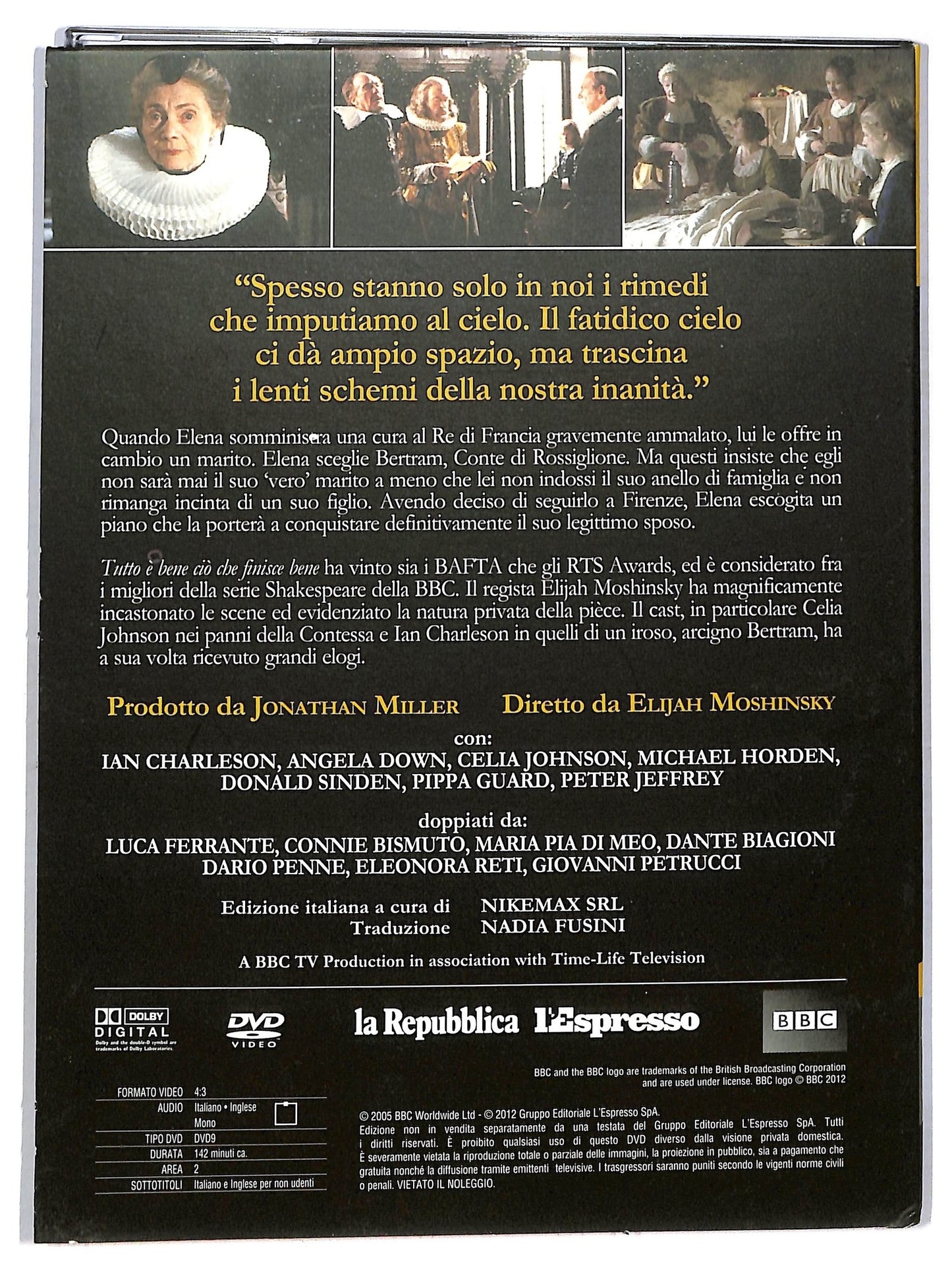 EBOND Tutto e bene quel che finisce bene - The shakespeare collection EDITORIALE DVD D773656