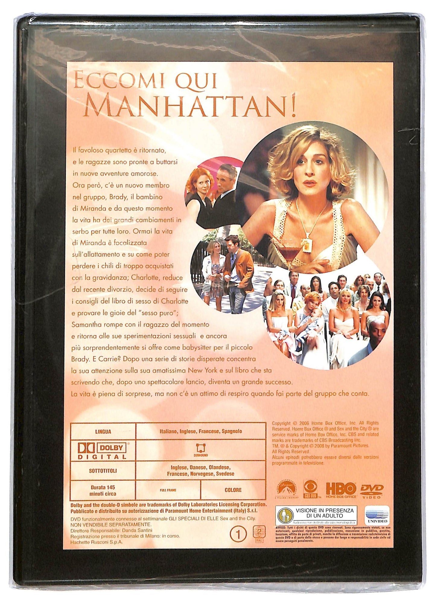 EBOND Sex and the city Stagione 5 Disco 2 episodi 5 - 7 EDITORIALE DVD D773664