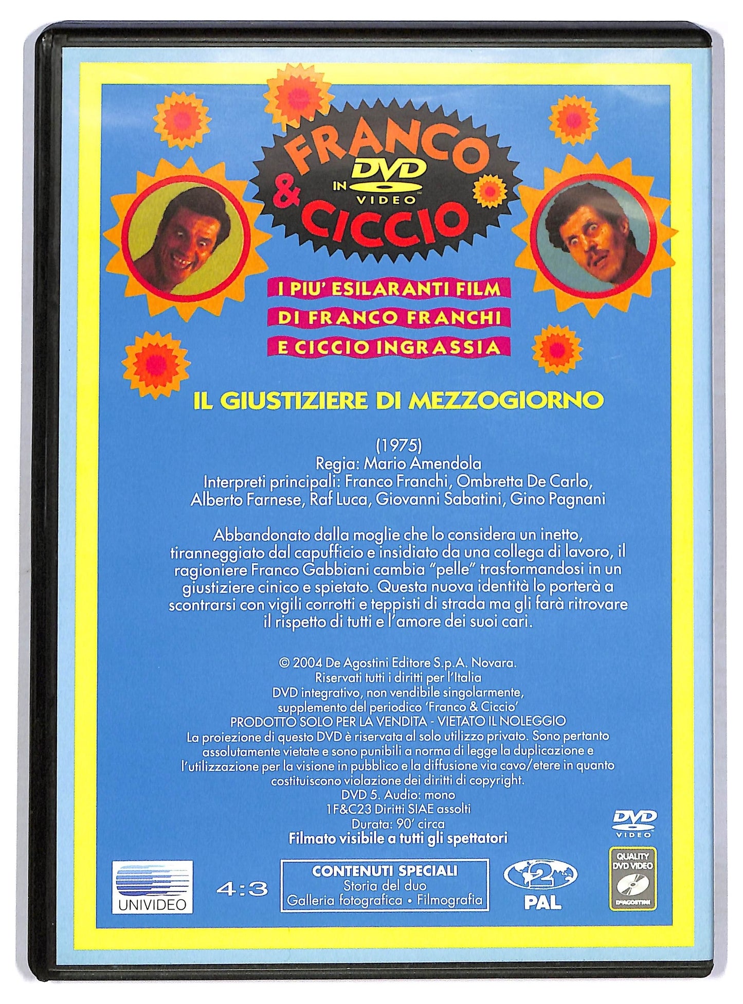 EBOND Il Giustiziere Di Mezzogiorno Con Franco e Ciccio DVD Editoriale D773666