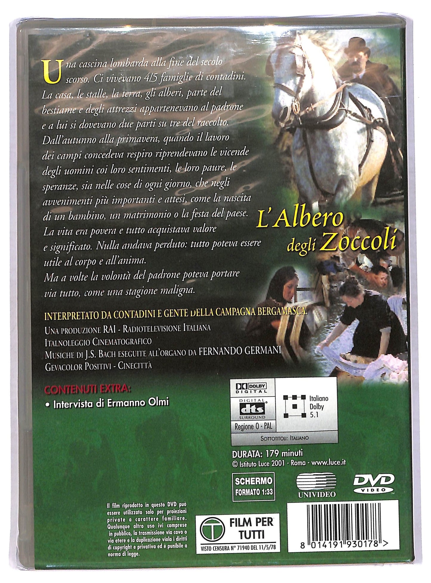 EBOND L'albero degli zoccoli DVD D773703