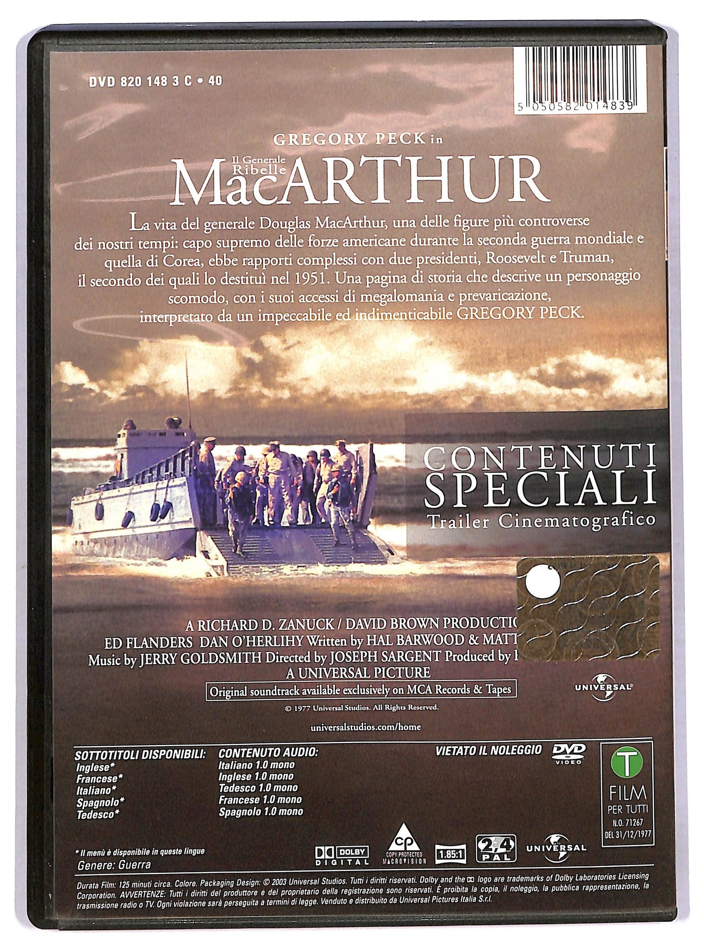 EBOND Macarthur - Il Generale Ribelle DVD D773717