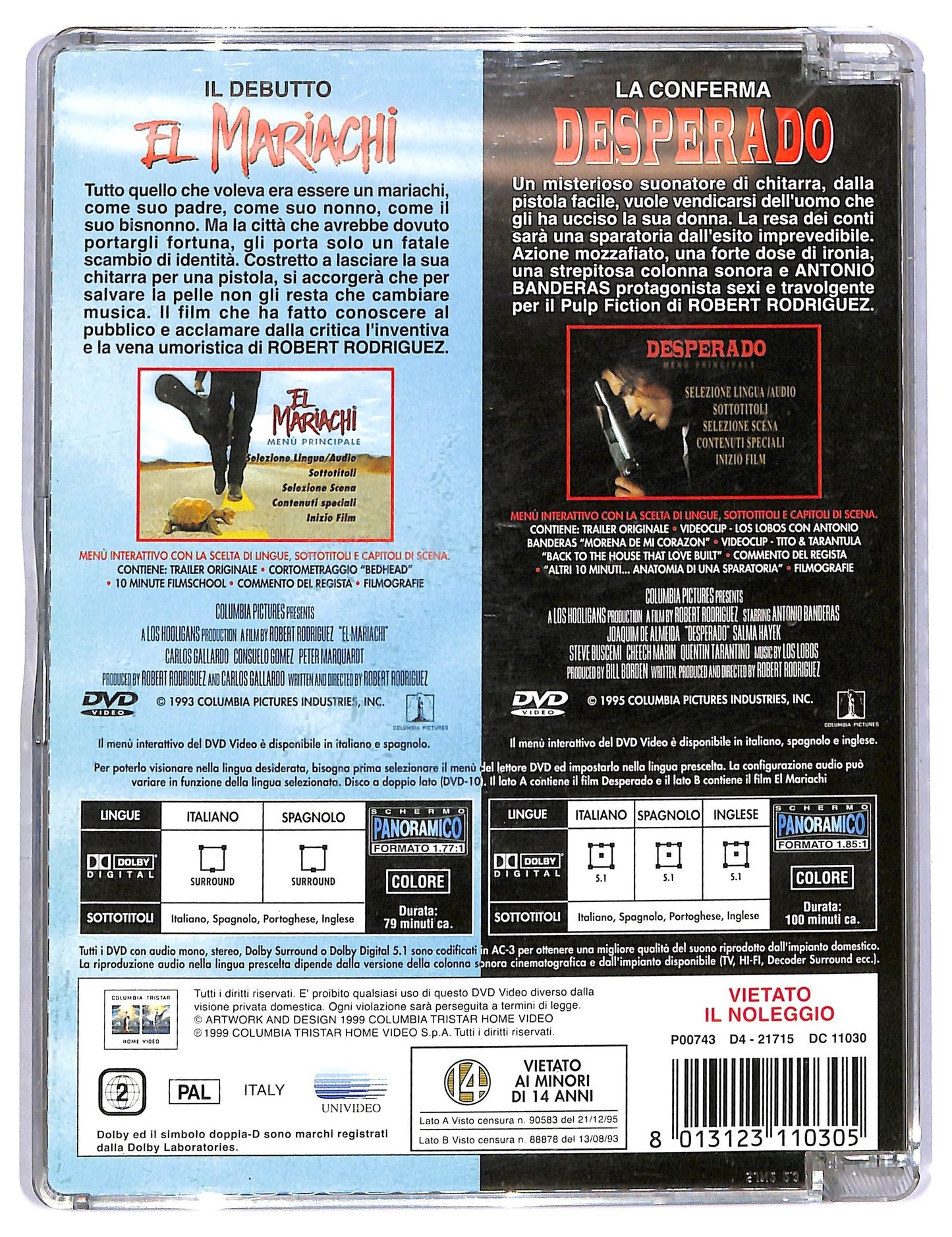 EBOND Desperado / El Mariachi DVD D773803