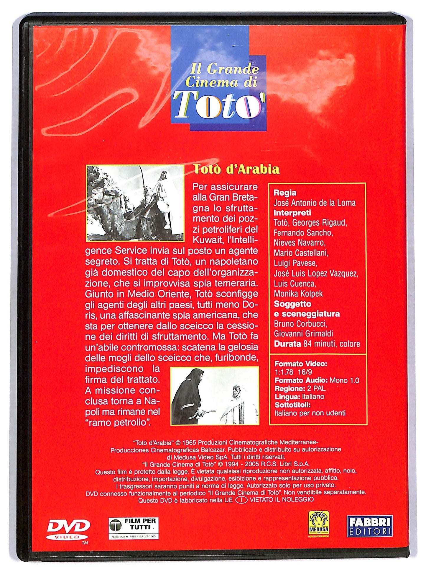EBOND Toto d'Arabia EDITORIALE DVD D773943