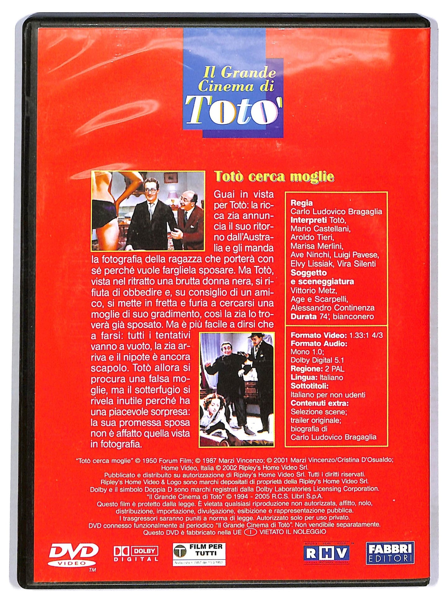 EBOND Toto cerca moglie - EDITORIALE DVD D773946